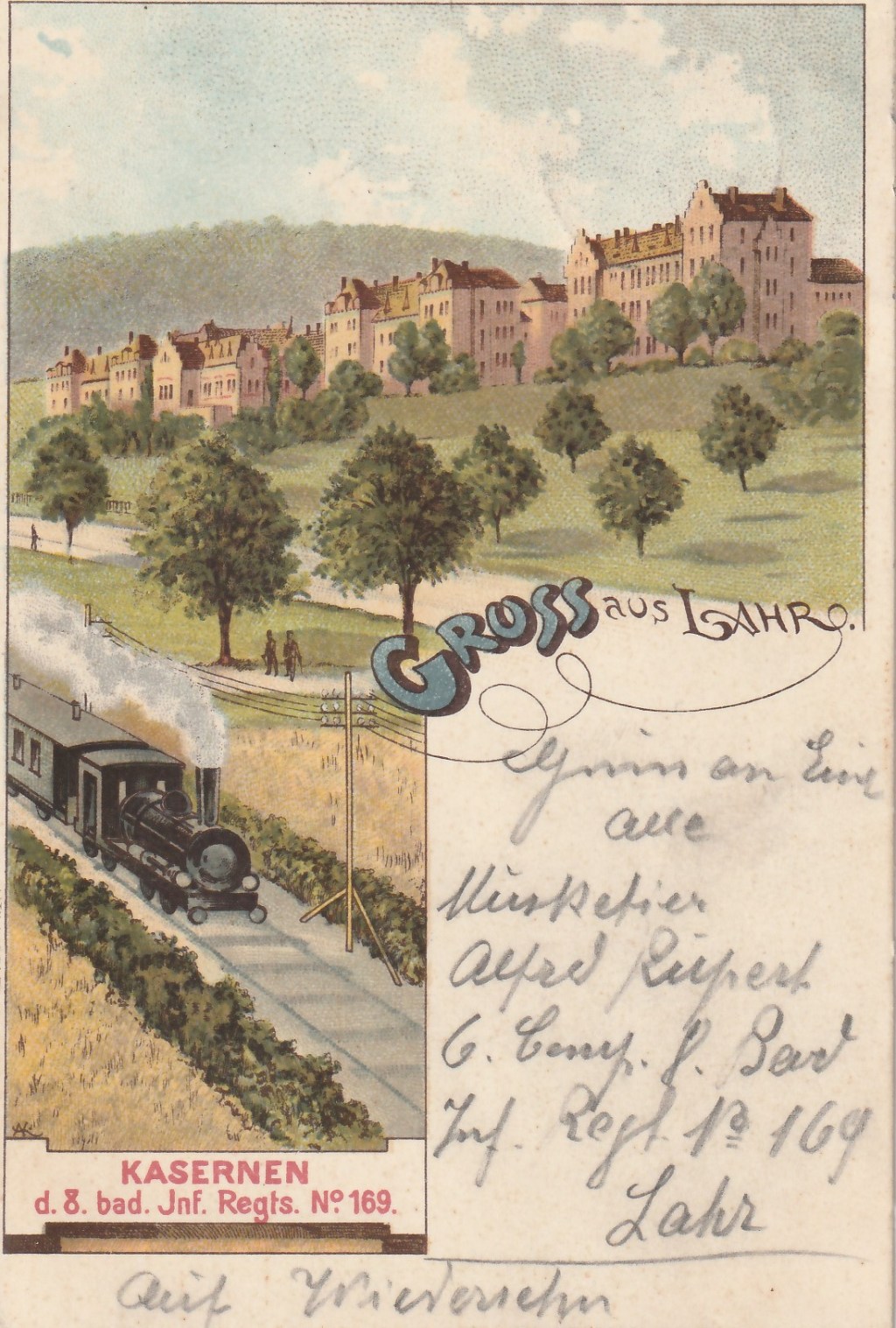 Service militaire de Alfred&nbsp;Rüpert