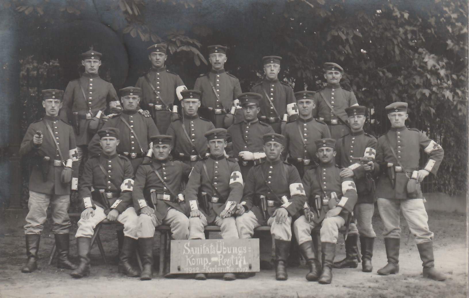 1912.07.11 A Karlsruhe SanitätsübungsKomp