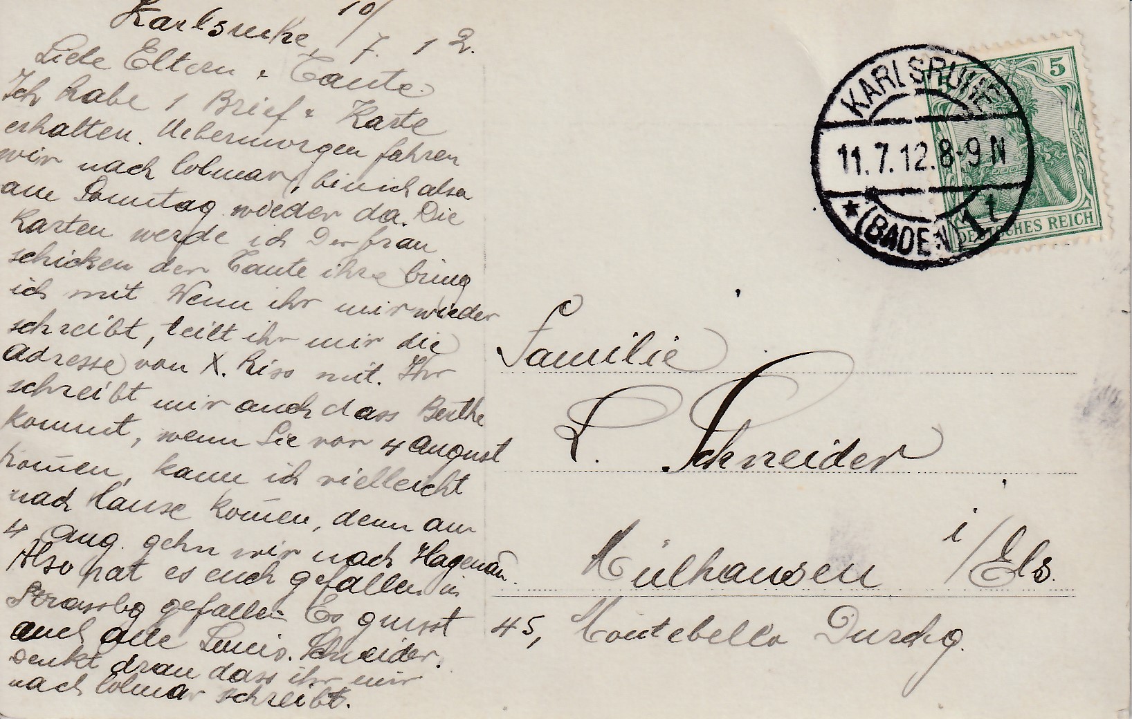 1912.07.11 B Karlsruhe SanitätsübungsKomp