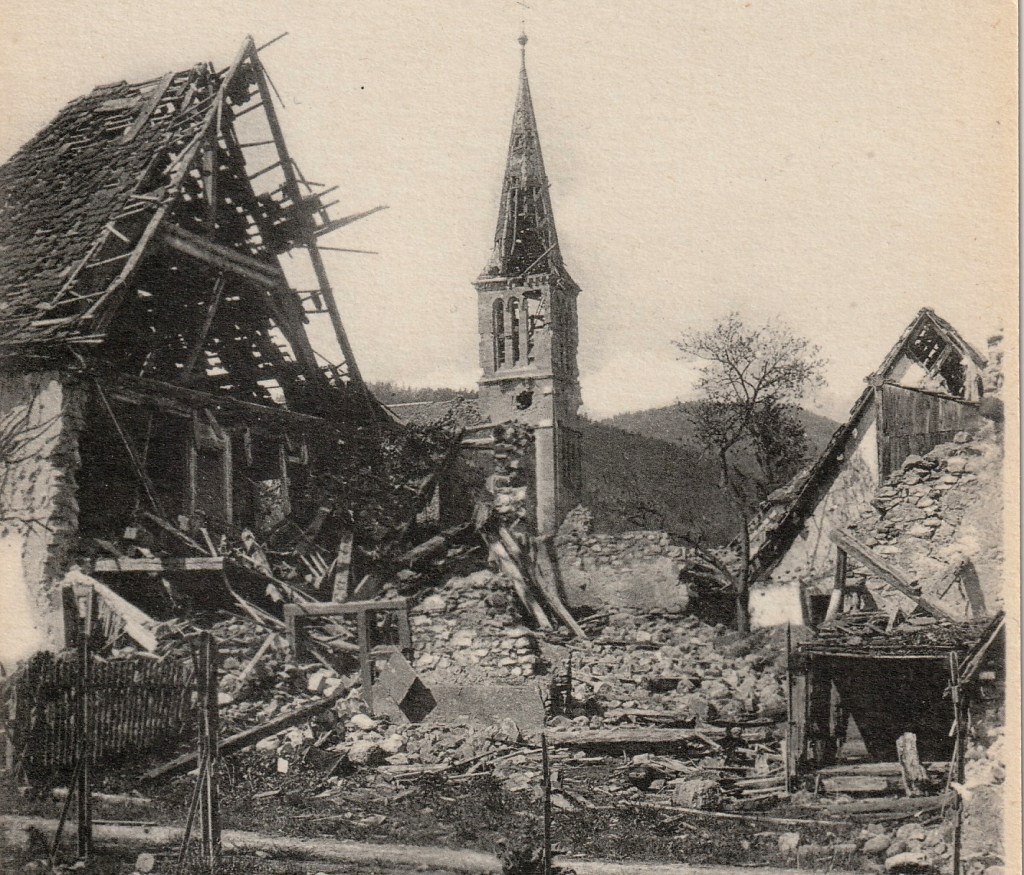1914 : Bombardements de Steinbach par l&rsquo;armée&nbsp;française