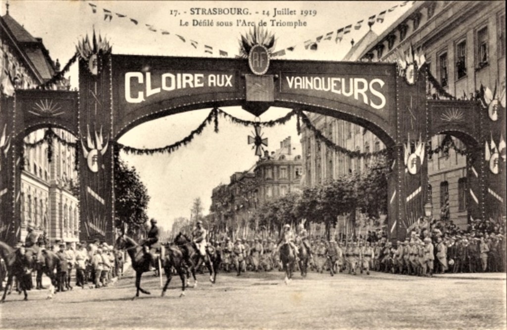 Straßburg : fêtes du 14 juillet&nbsp;1919